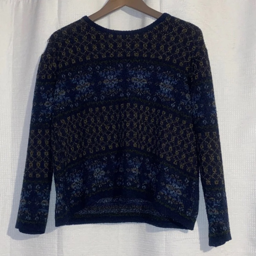 Cozy yarn knitted ugly sweater